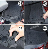 TPE Waterproof Floor Mats & Liner for Jeep Wrangler JK Car Interior Accessory HEBE