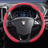 Sports Suede Snap-On Steering Wheel Cover for Proton
