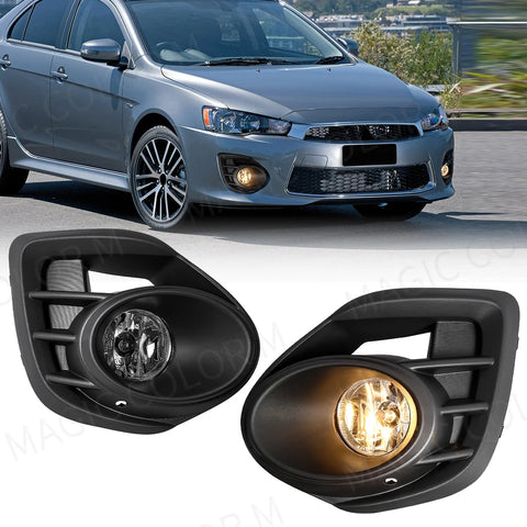 Fog Lights with DRL for Mitsubishi Lancer 2015-2017 Car Interior Accessory MAGIC COLORM