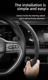 Segmented Suede Steering Cover for Ford Focus
