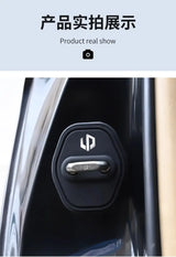 For Leapmotor B10 B01 C10 C01 C11 C16 T03 Car Silicone Door Lock Cover Anti Vibration Buffer Pad PROTECTIVE ACCESSORIES