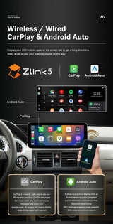 Android 13 GPS Navigation Head Unit for Mercedes-Benz GLK