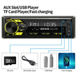 Universal 1Din Bluetooth Car Radio MP3 Player USB Car Interior Accessory AKAMATE
