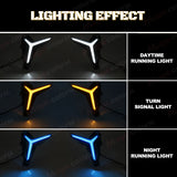 LED DRL Turn Signal for Geely Proton S70 2021-2024 Daytime Running Light MAGIC COLORM White Yellow Blue