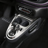 Gear Shift Panel Trim Stainless Steel for Smart 453 Car Interior Accessory GMUNI