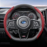 Breathable Faux Leather Steering Wheel Cover for Subaru