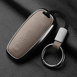 360 Degree Protection Metal Goatskin Car Key Case Cover For Audi A6 A7 A8 B9 A5 A4 8S 8W Q5 Q7 4M S5 S7 TT cars accessories