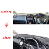 Dashboard Cover Sunshade Mat for Nissan Note E12 2014–2020 Dashboard Mat CATUSIKI