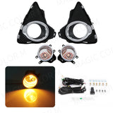 LED Fog Lights Kit for Toyota Auris 2014 2015 Car Interior Accessory MAGIC COLORM Led Yellow