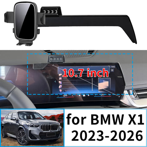 Stable Clip-On Wireless Phone Holder for BMW X1 2023–2026 Car Phone Holder CATUSIKI