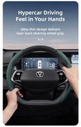 Breathable Leather Steering Wheel Cover for Changan Cars