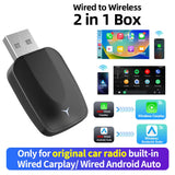 2in1 Wireless CarPlay Adapter for Original Car Radios
