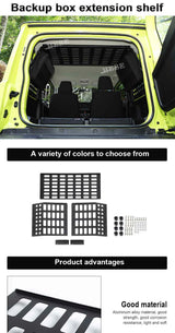 Alloy Trunk Storage Rack for Suzuki Jimny 2-Door 2019 Car Interior Accessory HEBE