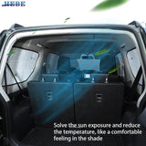 Aluminum Window Sunshade Kit for Suzuki Jimny 07-17 Car Interior Accessory HEBE