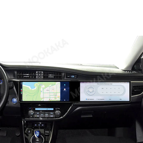 Android 13 Dual Screen Head Unit for Toyota Corolla 2014-2016 Android Head Unit Aotsr 4GB 64GB Eight Core