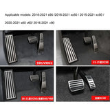 Aluminum Pedal Set for Volvo XC60 XC90 Car Interior Accessory LINGLUYANG