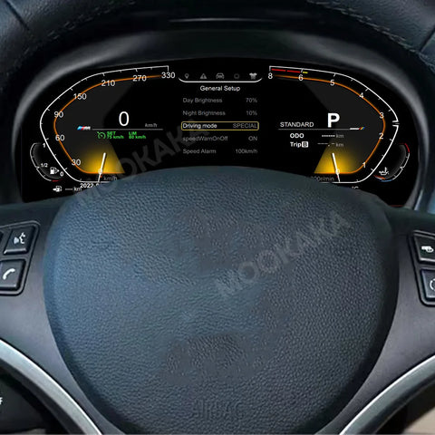 Digital Instrument Cluster Speedometer for BMW 3 Series 2005-2012 Android Head Unit Aotsr