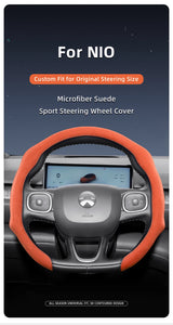 Nio Advanced Suede Snap-On Steering Wheel Covers Car Interior Accessory Hocasen