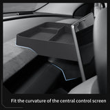 Smabee for Tesla Model Y 2025 Juniper Dashboard Storage Tray Car Display Screen Rear Storage Box Tray Accessories Black Dashb