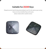 8 Button Aluminum Alloy Goatskin Car Key Case Cover for Zeekr X 001 009 2022 2023 Car Key Case OEM
