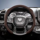 Dodge Suede Steering Wheel Cover Durable Non-Slip