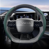 Non-Slip Leather Wheel Cover for Lancia Delta