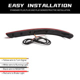 Rear Bumper Reflector with Running Light for Kia PEGAS Car Interior Accessory MAGIC COLORM