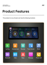 12.3 Inch Multimedia Linux Screen for BMW 1-4 Series Android Head Unit wincago