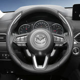 Mazda Carbon Fiber Steering Wheel Cover with Quick Release