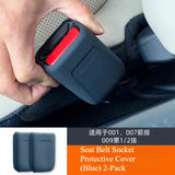 For Zeekr 007 001x Seat Belt Socket Protection Cover Scratch Resistant Silicone Cover Automotive Accessories