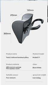 Car Neck Pillow for Model 3 Model Y Automotive Headrests for Relieving Neck Stiffness