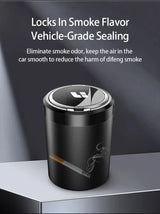For Leading Lixiang L7 L8 L9 2022 2023 Car Ashtray Auto Pop Lid Portable Car Interior Ashtray with LED Light Car Interior Acc