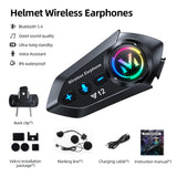 Waterproof Helmet Bluetooth Headset for Motorcycle Riding