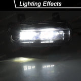 LED Fog Lamps with DRL for Dodge Ram 1500 2019-2024 LED Ambient Light MAGIC COLORM 2PCS LED White