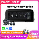 7.0 inch Wireless GPS with TPMS for Universal Motorcycle Android Head Unit EKIY