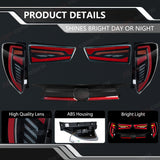 Dynamic LED Tail Lights for Toyota Innova 2016-2022 LED Ambient Light MAGIC COLORM