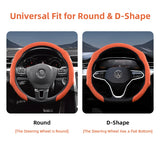 Premium Suede Steering Wheel Cover for VW Golf/Jetta