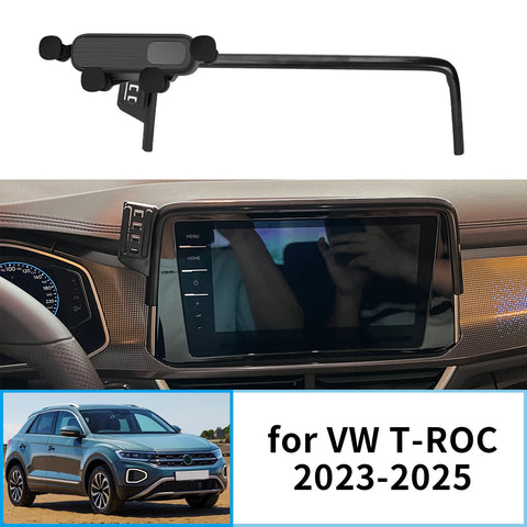 Wireless Charging Smart Phone Mount for VW T-ROC 2023–2025 Car Phone Holder OEM