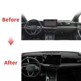 Leather Dashboard Protective Cover for VW Passat B9 2024-2026 Dashboard Mat CATUSIKI