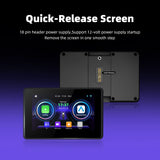 Anti-Theft GPS Wireless CarPlay for Universal Moto Android Head Unit EKIY