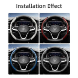 Carbon Fiber Texture Wheel Cover for VW Golf Tiguan Car Interior Accessory Hocasen
