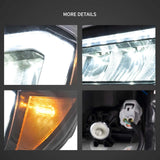 LED Headlights Chrome for Subaru WRX 2015-2021 Car Interior Accessory vland