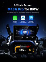 6.2" GPS Navigation for BMW Motorrad w/ CarPlay CarPlay Adapter EKIY