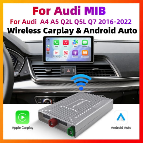 Wireless CarPlay Android Auto Interface for Audi A4 A5 Q5L Q7 CarPlay Retrofit Module ANYFAR