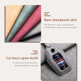 Car Key Cover For Bmw X3 G01 G31 X5 G05 X4 G02 G30 G32 I8 X7 M5X F20 Leather Car Key Case Cover Car Key Case OEM