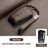 Genuine Leather Car Key Case Cover For Toyota Auris Verso Yaris Scion Aygo Corolla Reiz Avensis Rav4 Levin Camry