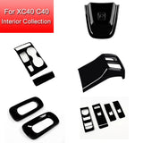 Air Outlet Sequin Sticker for Volvo XC40 C40 Interior Car Interior Accessory LINGLUYANG