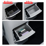 Leapmotor B10 2025 2026 Car Armrest Box Rear Storage Tray Organizers Interior Accessories Tidying Silicone Car Interior Acces
