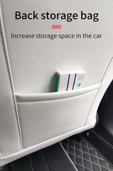 Leather Seat Back Protector Kick Mats for Tesla 3 Y