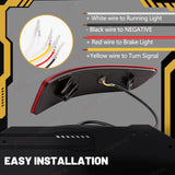 Rear Bumper LED Lights for Toyota Corolla 2007-2018 Car Interior Accessory MAGIC COLORM